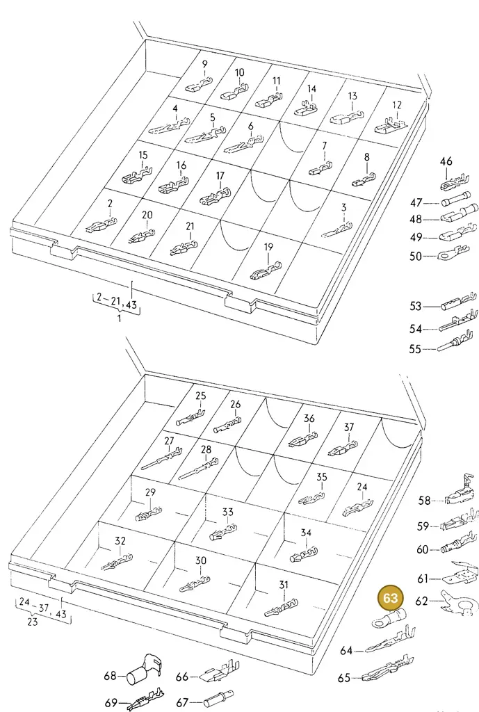 111971948A — SEAT TOLEDO        SEAT MOD.97>99 (1996-1999) diagram 198974500, position 63
