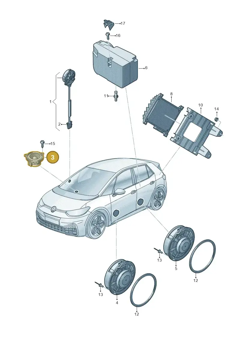 11A035415 — SEAT EBoost CUPRA (2021-) diagram 10a035035, position 3
