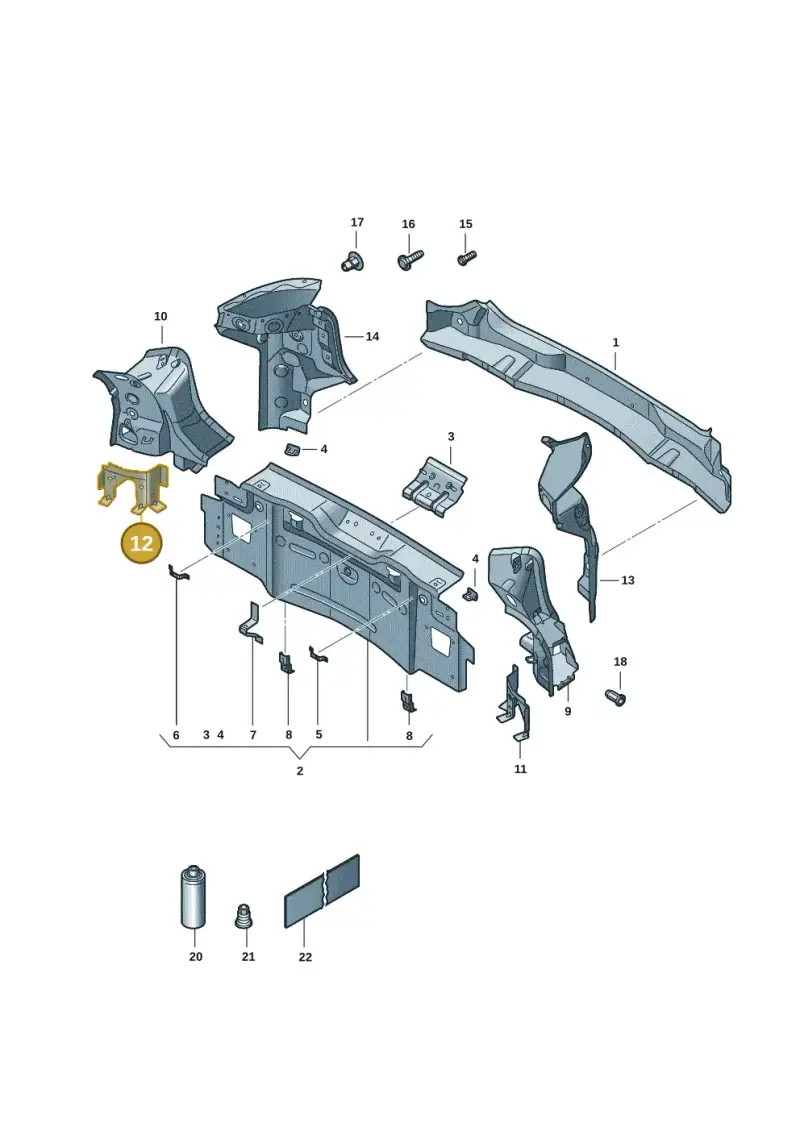 11A804750 — SEAT Tavascan Cupra (2023-) diagram 20h813000, position 12