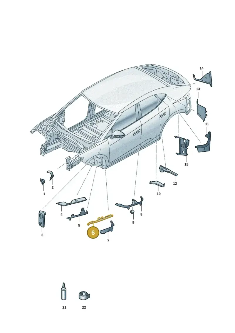 11A864561 — SEAT Tavascan Cupra (2023-) diagram 11h864000, position 6