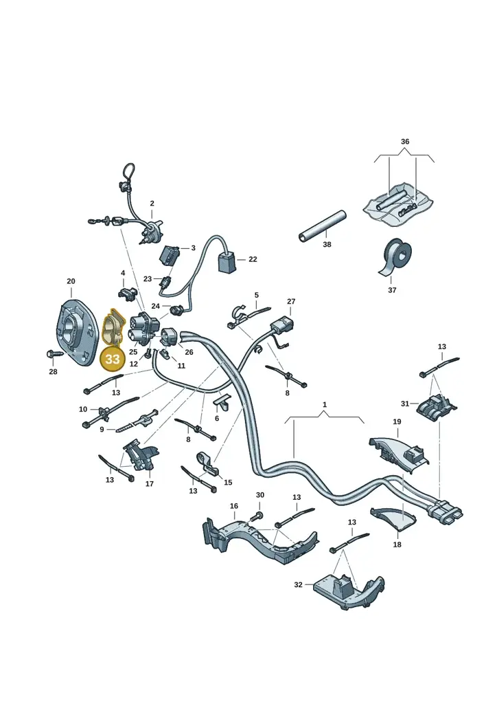11A907176C — SEAT EBoost CUPRA (2021-) diagram 10a970006, position 33