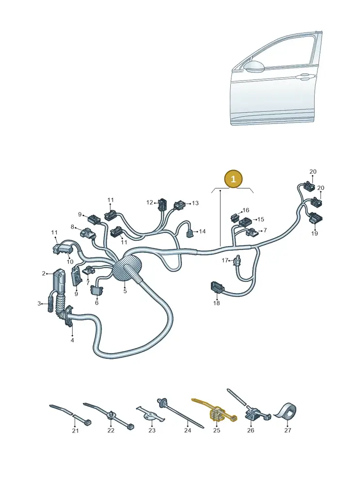 11G970402 — SEAT CUPRA Tavascan (2023-) diagram 20h972033, position 1
