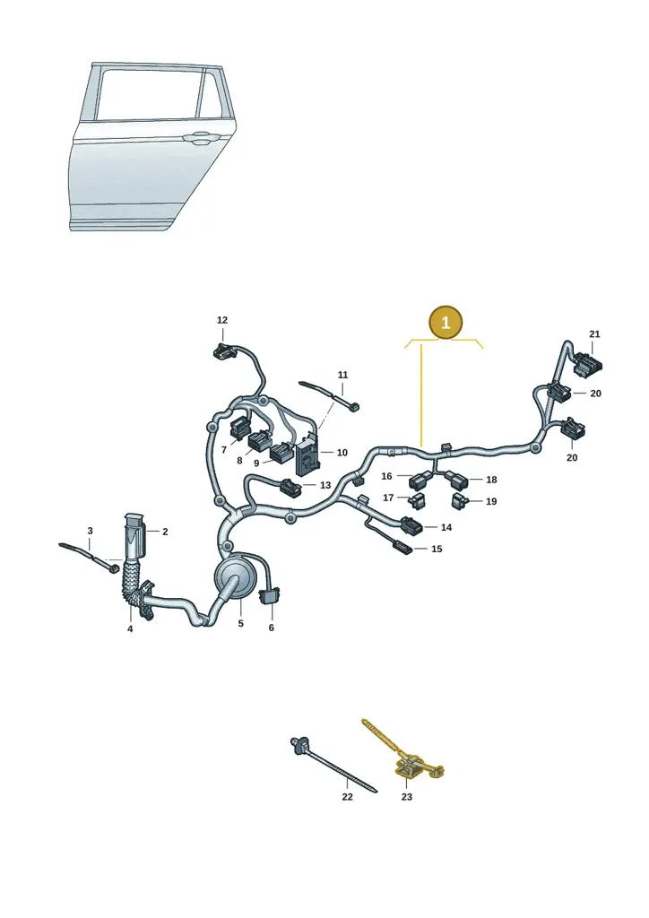 11G970404 — SEAT CUPRA Tavascan (2023-) diagram 20h972037, position 1