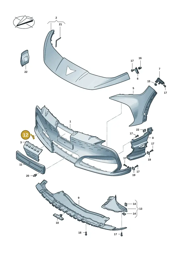 11H807241GRU — SEAT CUPRA Tavascan (2023-) diagram 20h807010, position 12
