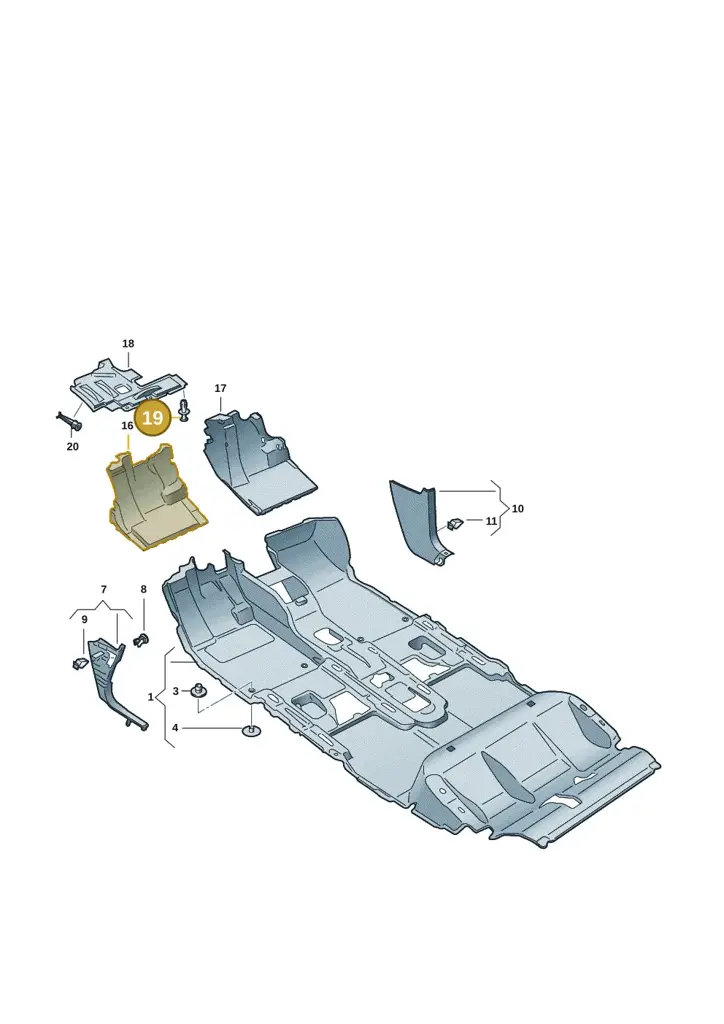 11H807300 — SEAT CUPRA Tavascan (2023-) diagram 11h863000, position 19