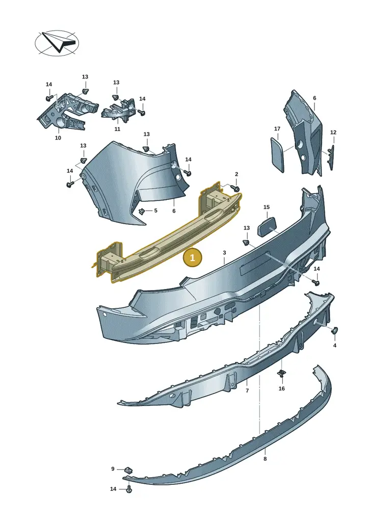 11H807305 — SEAT CUPRA Tavascan (2023-) diagram 20h807050, position 1