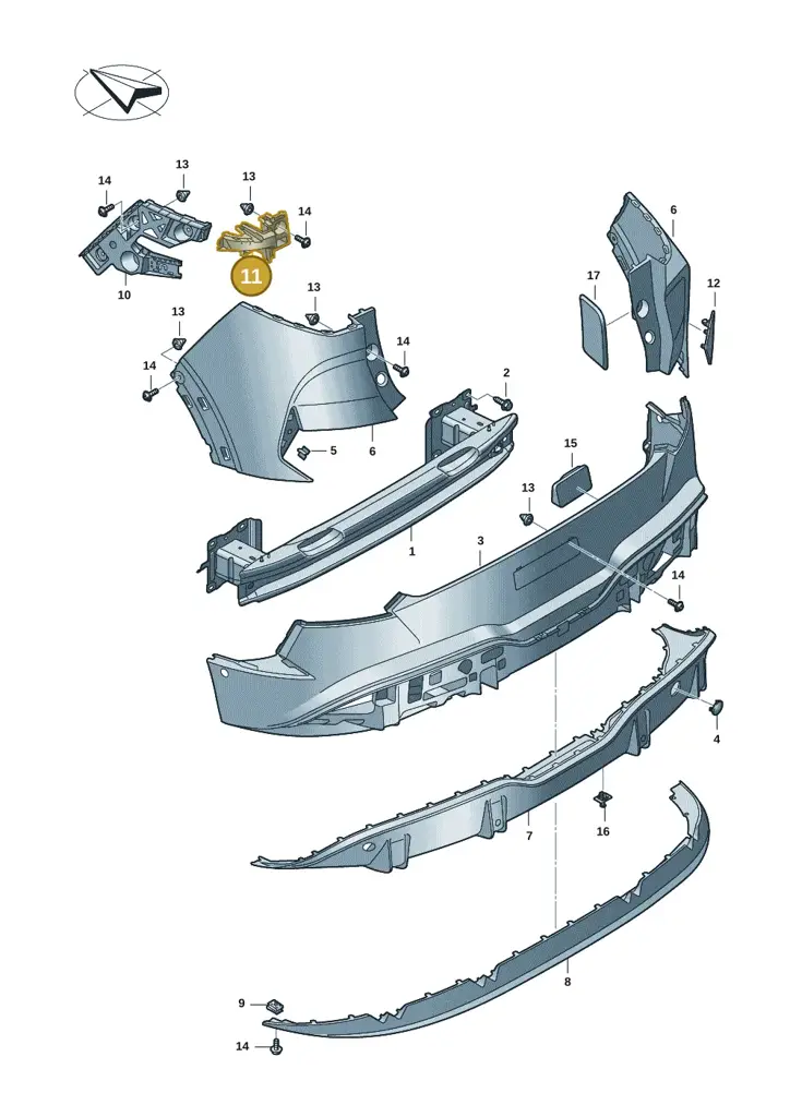 11H807377 — SEAT CUPRA Tavascan (2023-) diagram 20h807050, position 11