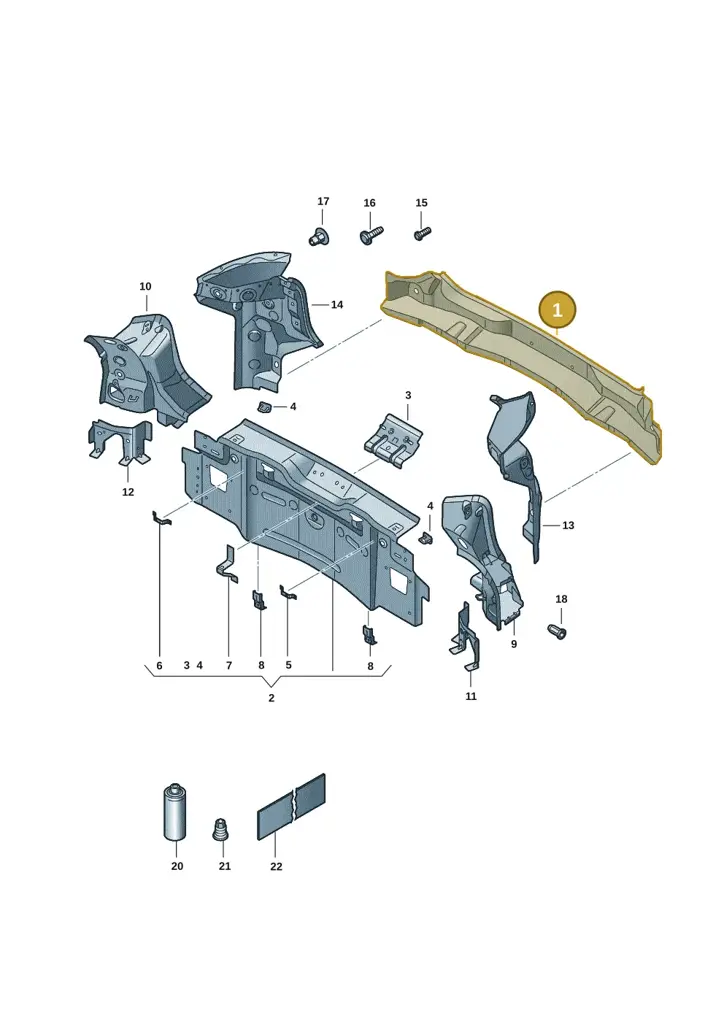 11H813309GRV — SEAT CUPRA Tavascan (2023-) diagram 20h813000, position 1