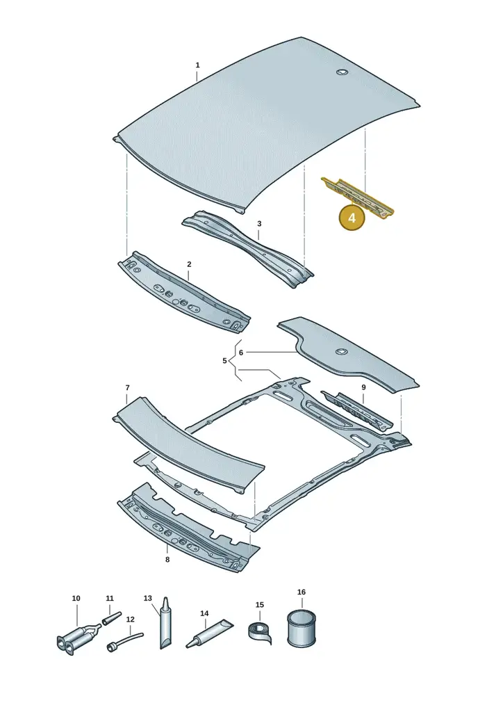 11H817163GRV — SEAT CUPRA Tavascan (2023-) diagram 20h817000, position 4