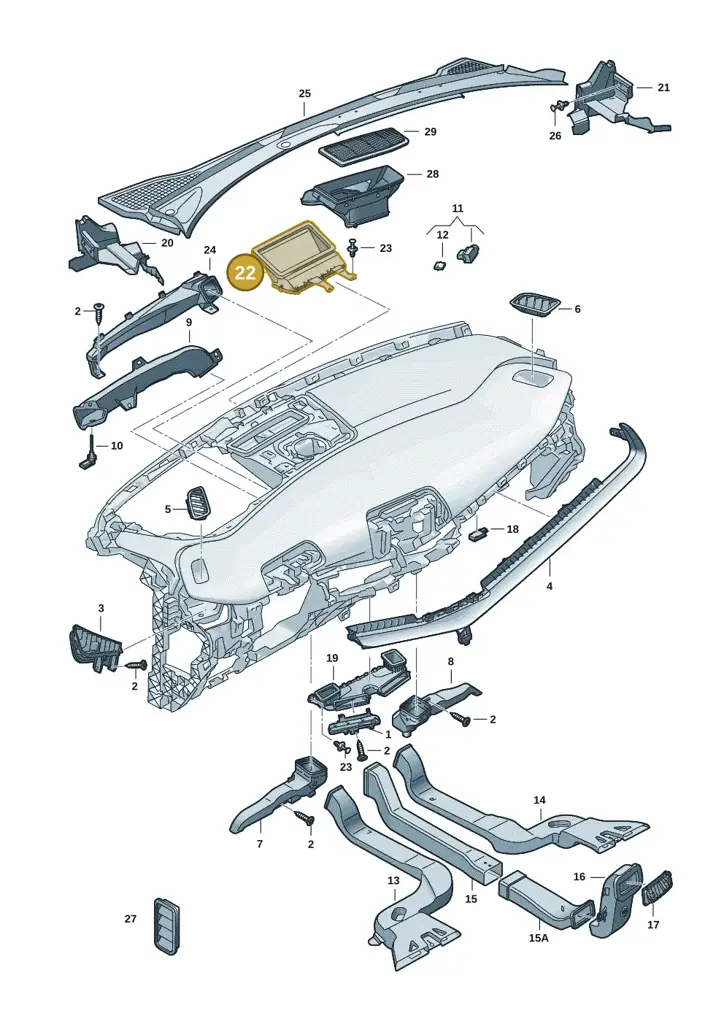 11H819063 — SEAT CUPRA Tavascan (2023-) diagram 20h819300, position 22
