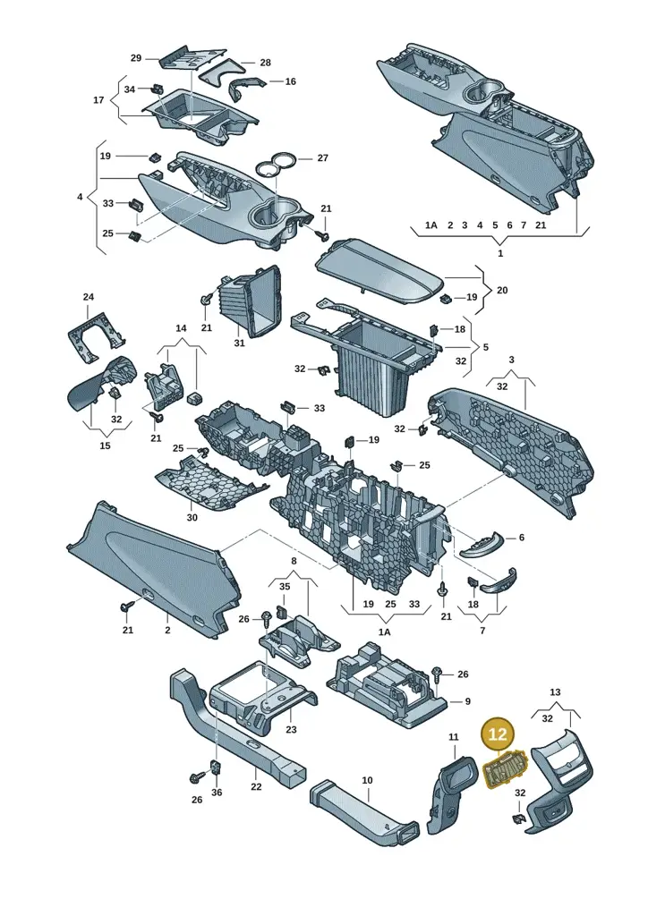 11H819203OUM — SEAT CUPRA Tavascan (2023-) diagram 20h863060, position 12