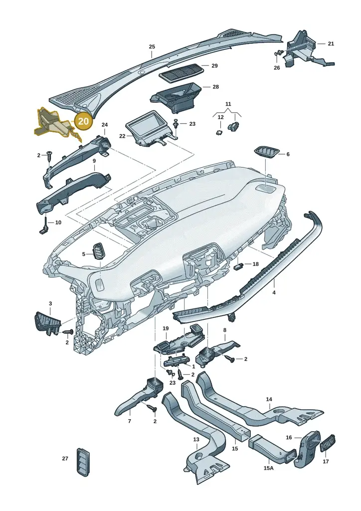 11H8193359B9 — SEAT CUPRA Tavascan (2023-) diagram 20h819300, position 20