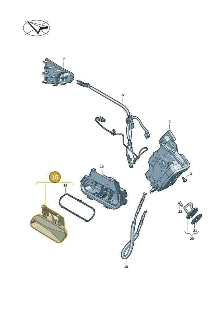 11H837206GGRU — SEAT CUPRA Tavascan (2023-) diagram 11a839000, position 15