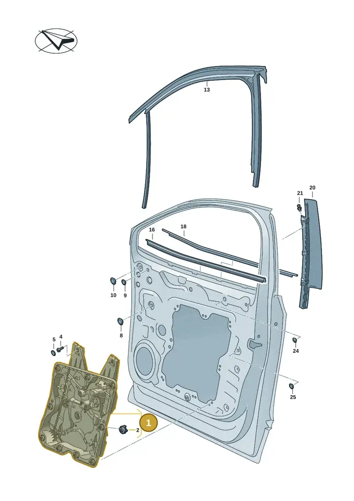 11H837462 — SEAT CUPRA Tavascan (2023-) diagram 11a837500, position 1