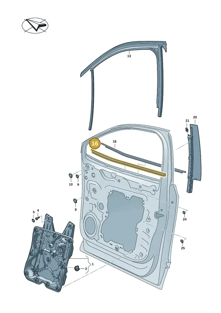 11H837480A — SEAT CUPRA Tavascan (2023-) diagram 11a837500, position 16