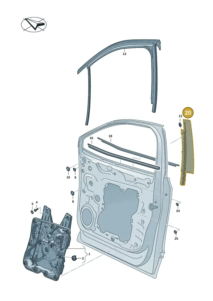 11H837902D041 — SEAT CUPRA Tavascan (2023-) diagram 11a837500, position 20