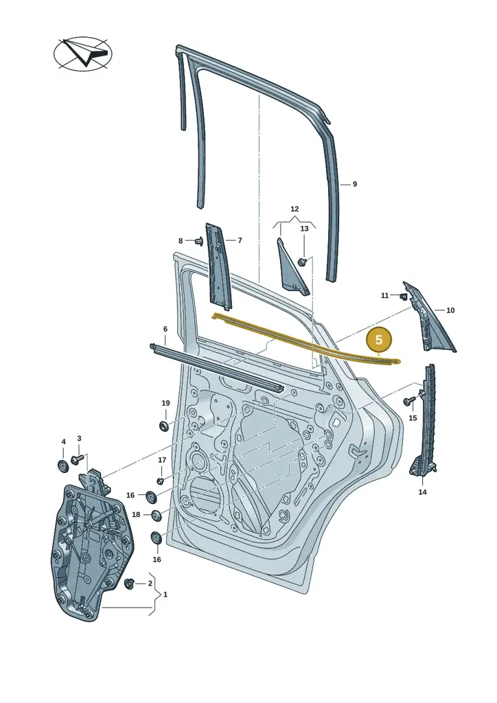 11H8394775AP — SEAT CUPRA Tavascan (2023-) diagram 20h839500, position 5