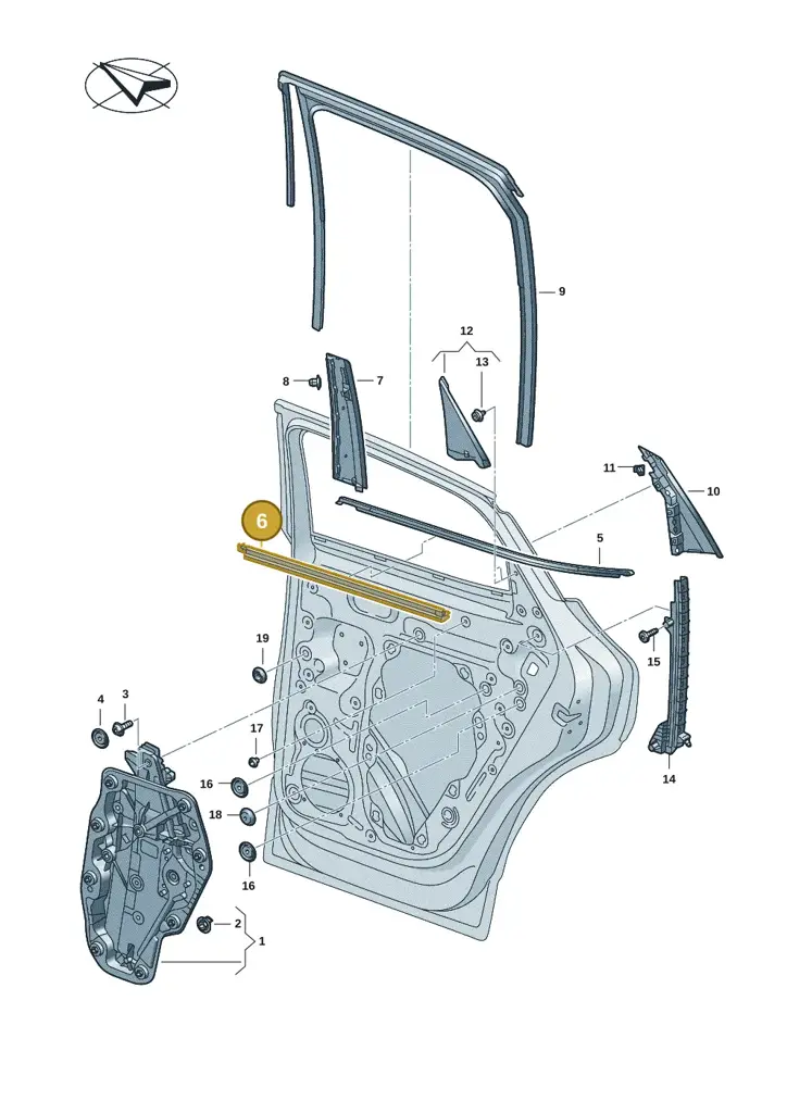 11H839479A — SEAT CUPRA Tavascan (2023-) diagram 20h839500, position 6