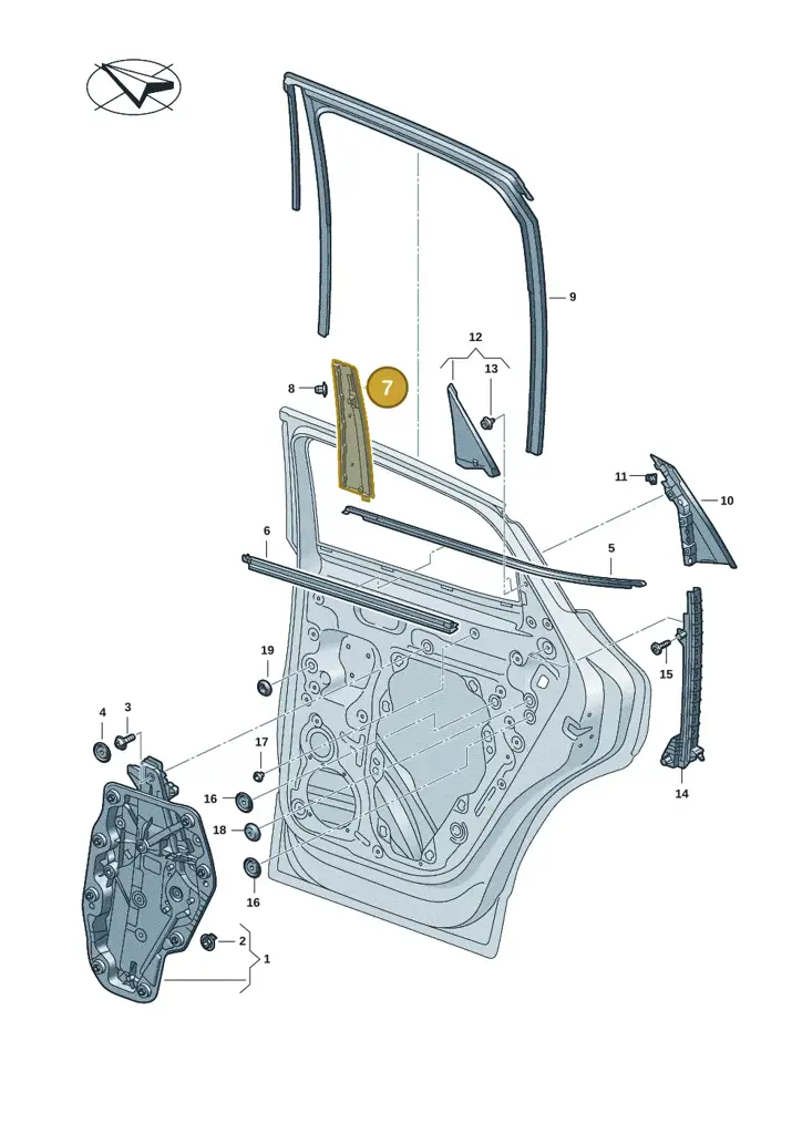 11H839902B041 — SEAT CUPRA Tavascan (2023-) diagram 20h839500, position 7