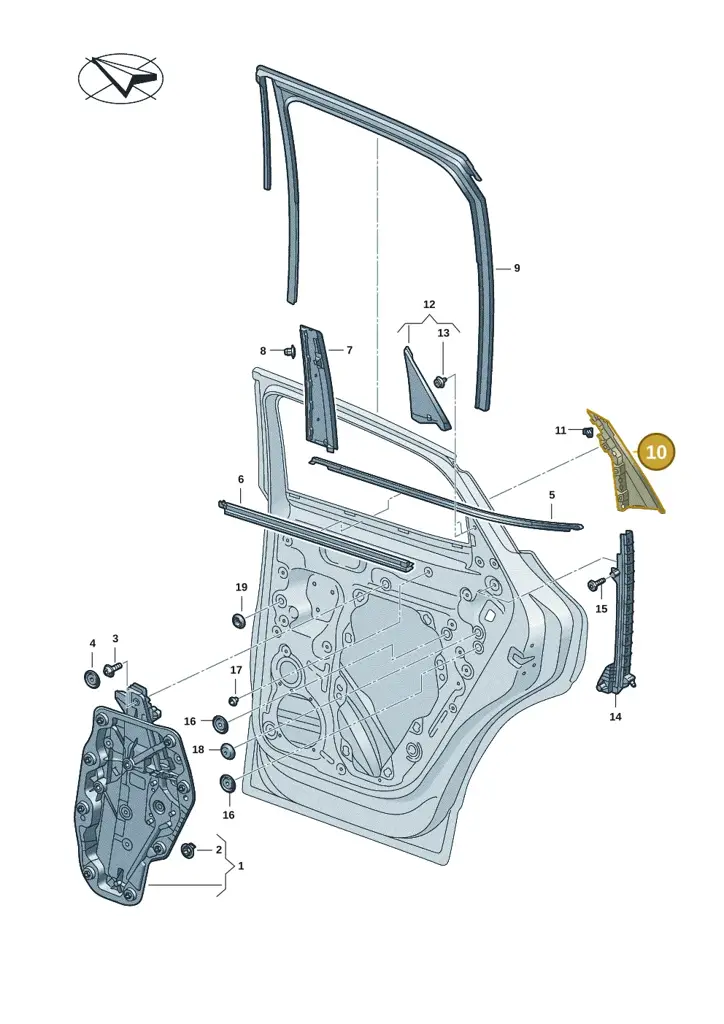 11H839903B041 — SEAT CUPRA Tavascan (2023-) diagram 20h839500, position 10