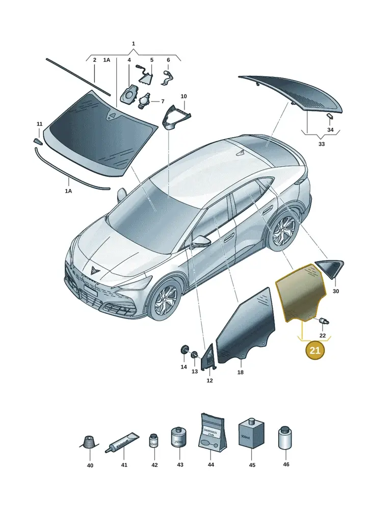 11H845025 — SEAT CUPRA Tavascan (2023-) diagram 20h845000, position 21