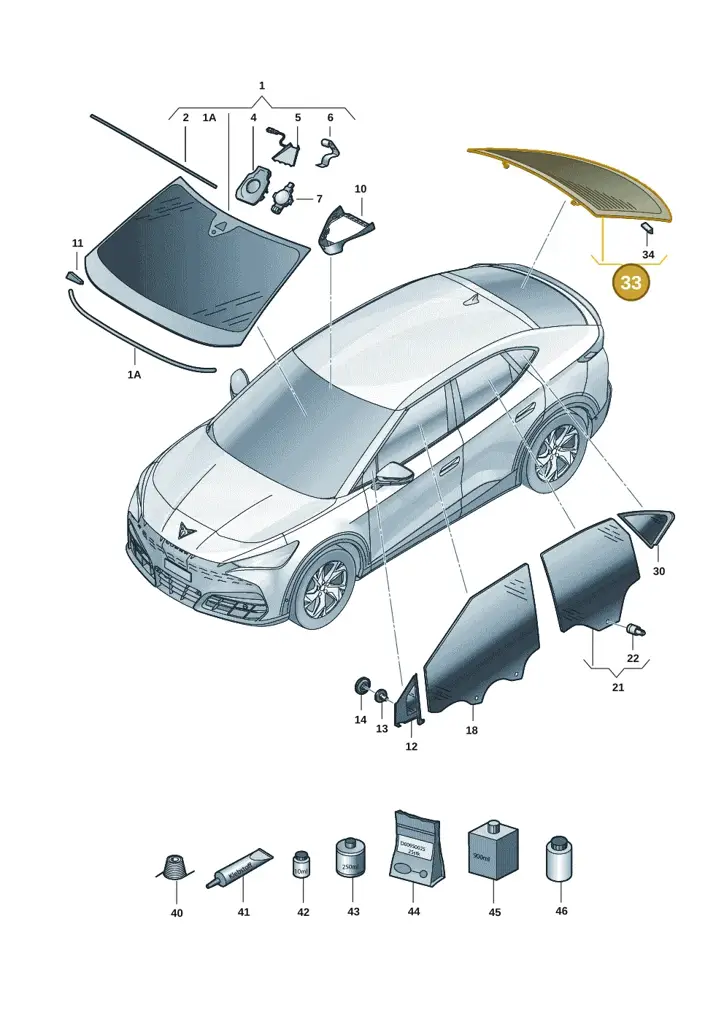 11H845051ANVB — SEAT CUPRA Tavascan (2023-) diagram 20h845000, position 33