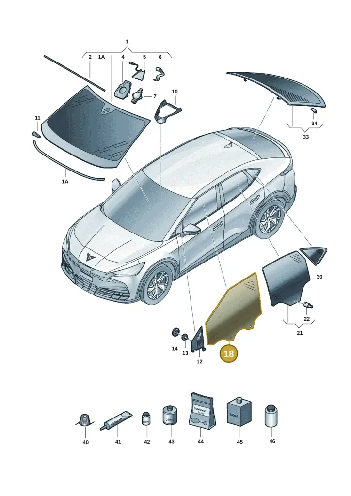 11H845201 — SEAT CUPRA Tavascan (2023-) diagram 20h845000, position 18