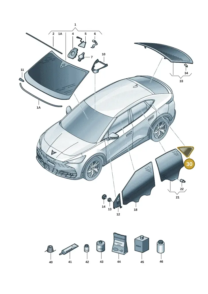 11H845299BNVB — SEAT CUPRA Tavascan (2023-) diagram 20h845000, position 30