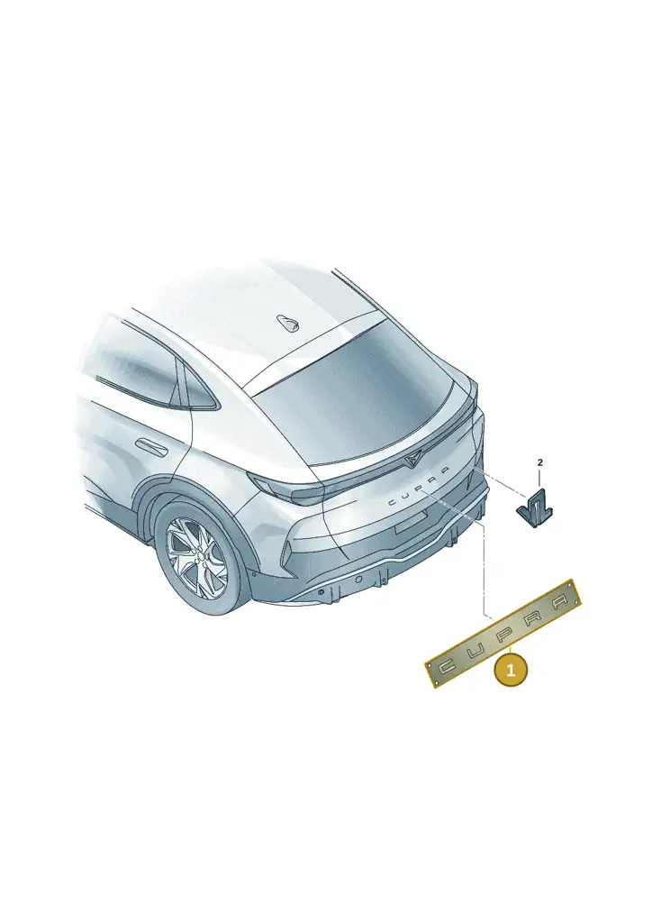 11H853687D3RC — SEAT CUPRA Tavascan (2023-) diagram 20h853010, position 1