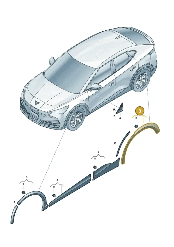 11H853817Y9T — SEAT CUPRA Tavascan (2023-) diagram 20h853030, position 3
