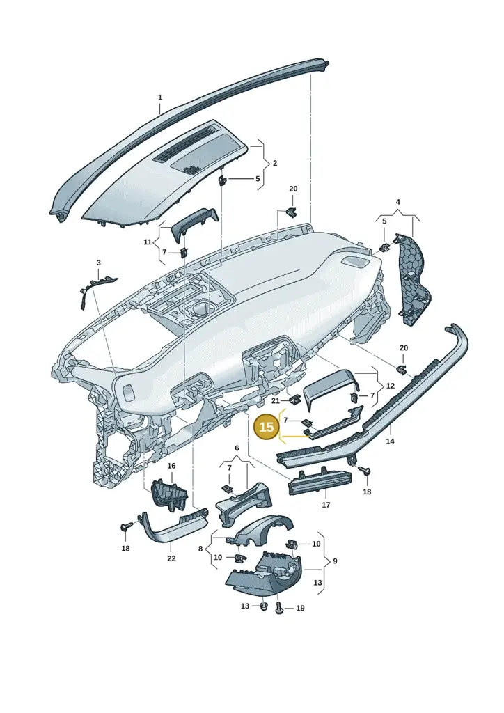 11H8572311QB — SEAT CUPRA Tavascan (2023-) diagram 20h857010, position 15