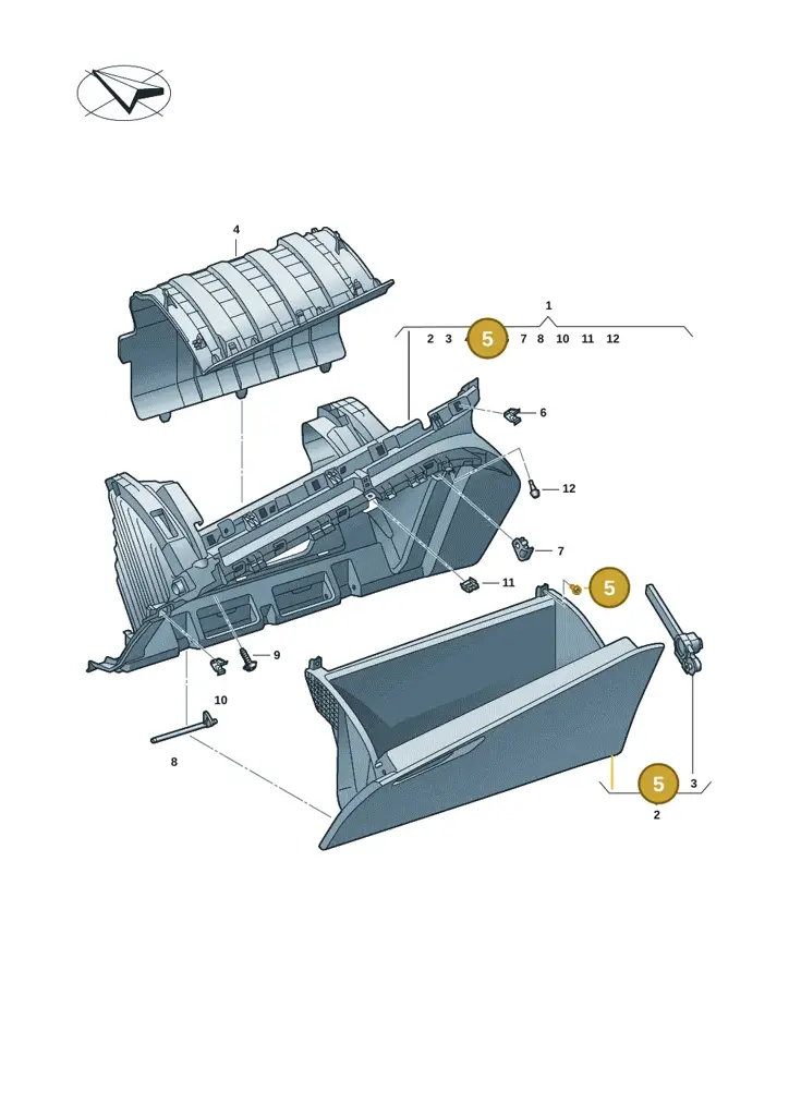 11H857364 — SEAT CUPRA Tavascan (2023-) diagram 20h857030, position 5