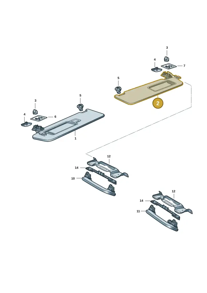 11H857552A2UV — SEAT CUPRA Tavascan (2023-) diagram 10a857050, position 2