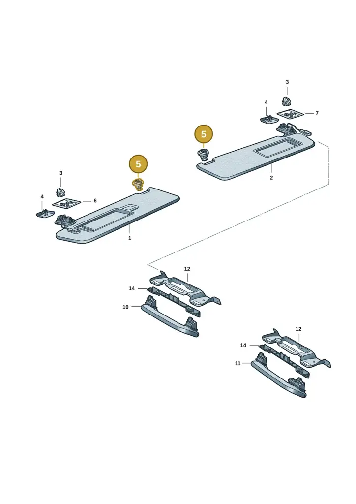 11H8575614PK — SEAT CUPRA Tavascan (2023-) diagram 10a857050, position 5