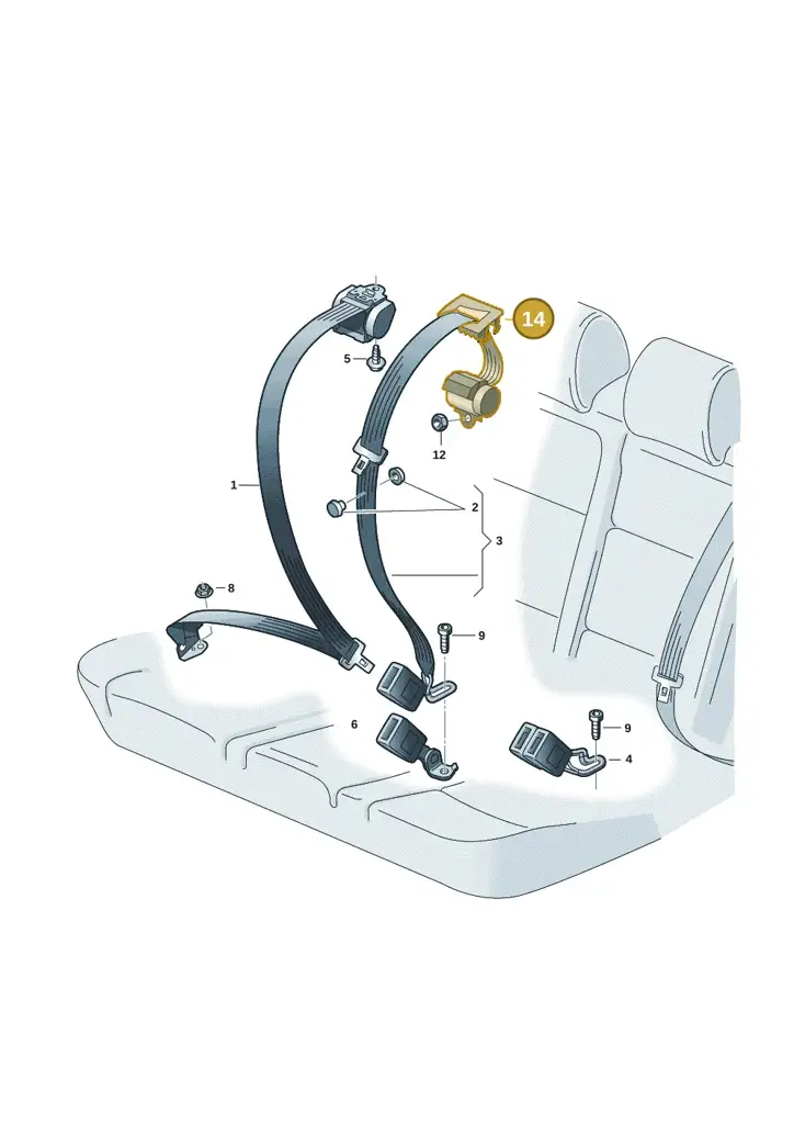 11H8577814PK — SEAT CUPRA Tavascan (2023-) diagram 10a857070, position 14