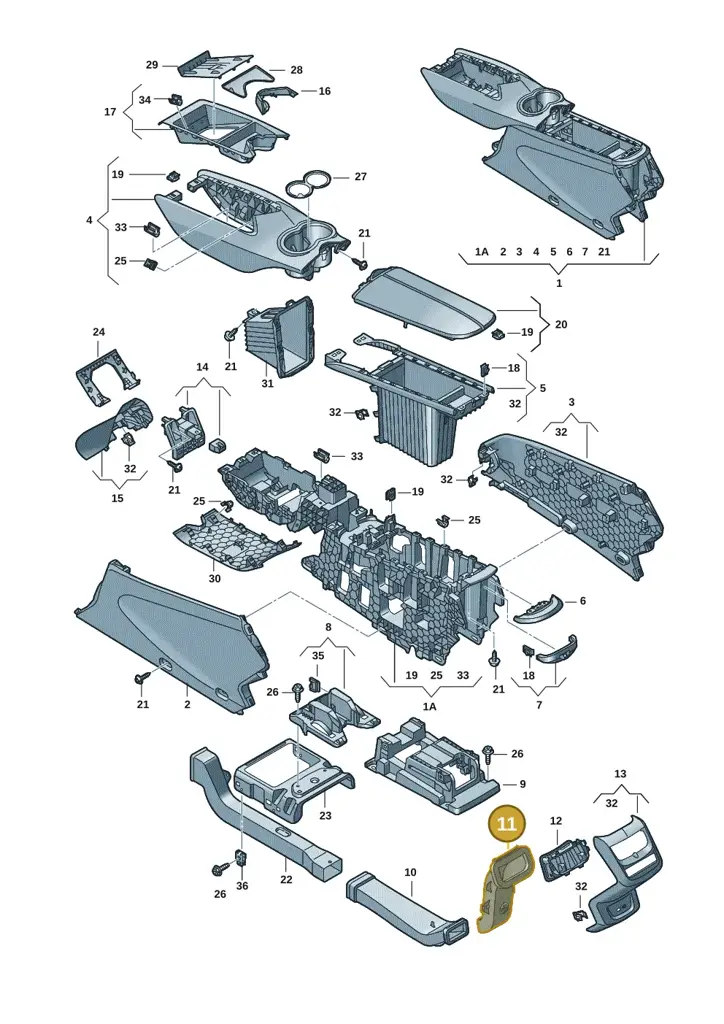 11H857946 — SEAT CUPRA Tavascan (2023-) diagram 20h863060, position 11