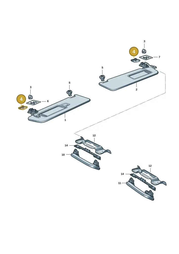 11H8581334PK — SEAT CUPRA Tavascan (2023-) diagram 10a857050, position 4
