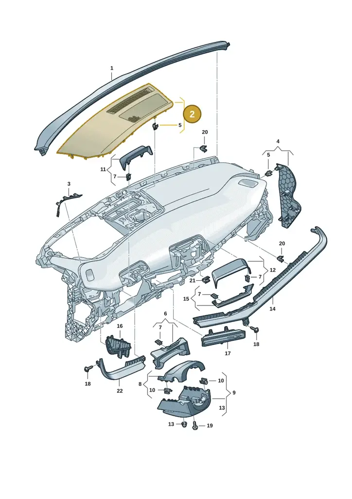 11H8581894PK — SEAT CUPRA Tavascan (2023-) diagram 20h857010, position 2