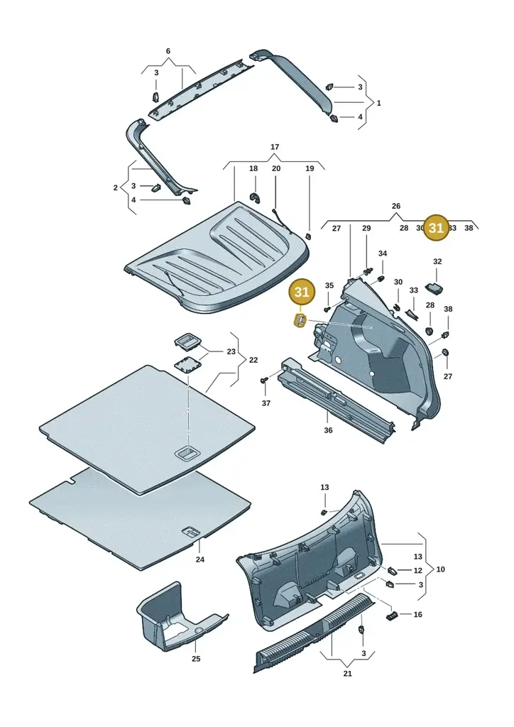 11H863754 — SEAT CUPRA Tavascan (2023-) diagram 20h867080, position 31