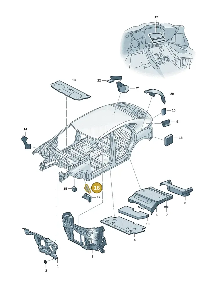 11H864237 — SEAT CUPRA Tavascan (2023-) diagram 20h863020, position 16