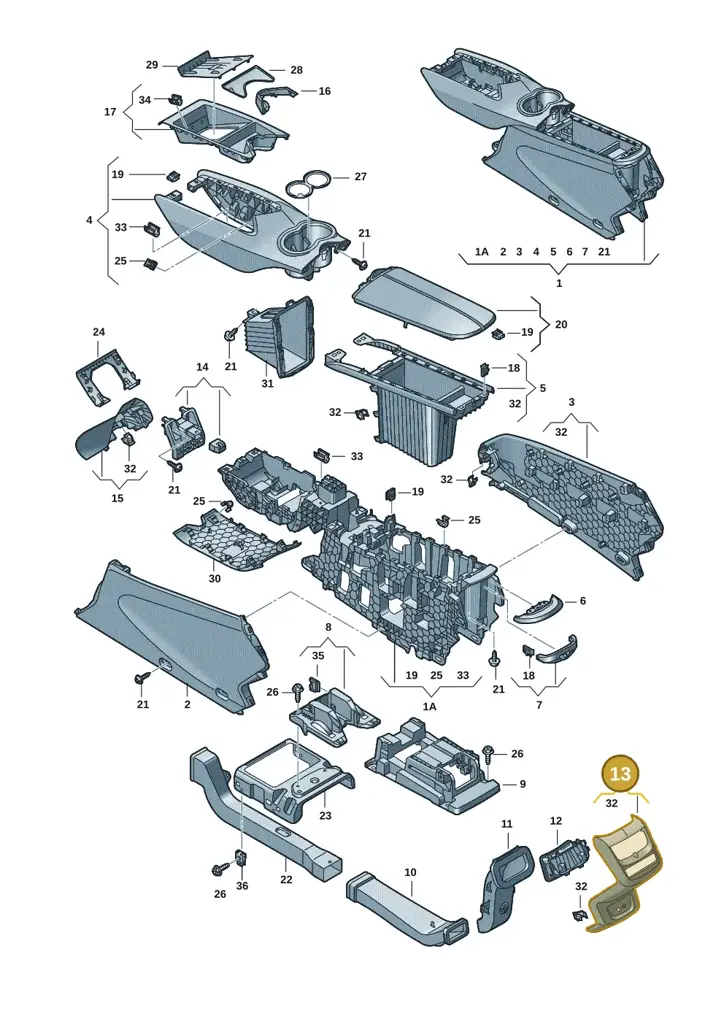 11H864298OUM — SEAT CUPRA Tavascan (2023-) diagram 20h863060, position 13