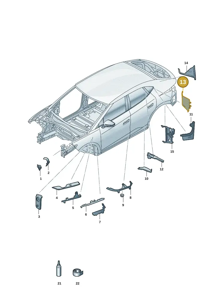 11H864630 — SEAT CUPRA Tavascan (2023-) diagram 11h864000, position 13