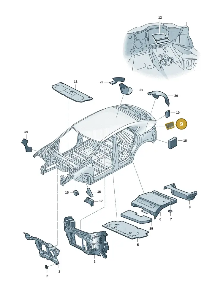 11H864711 — SEAT CUPRA Tavascan (2023-) diagram 20h863020, position 9