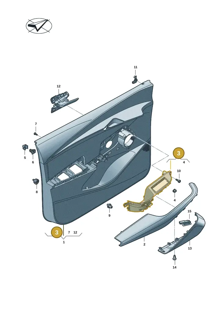 11H8671804PK — SEAT CUPRA Tavascan (2023-) diagram 20h867000, position 3
