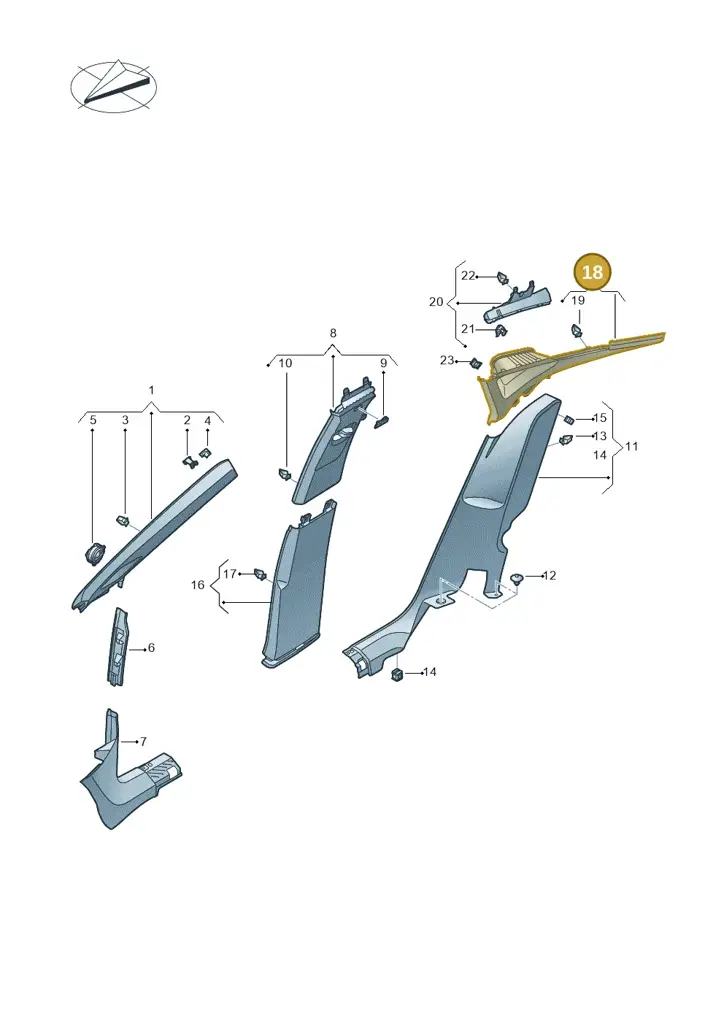 11H8672874PK — SEAT CUPRA Tavascan (2023-) diagram 20h867065, position 18