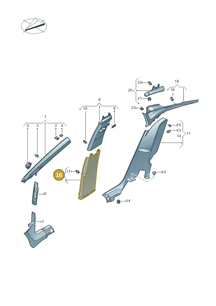 11H8672924PK — SEAT CUPRA Tavascan (2023-) diagram 20h867065, position 16