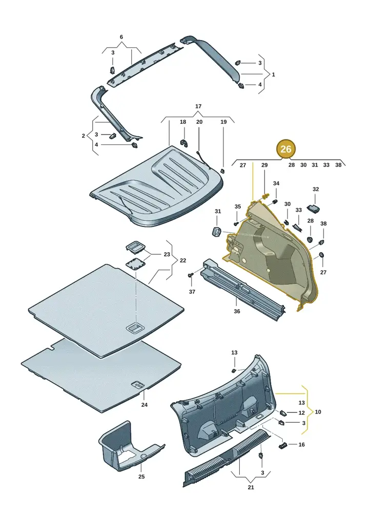 11H867428ZTB — SEAT CUPRA Tavascan (2023-) diagram 20h867080, position 26