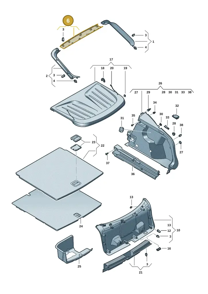 11H8677074PK — SEAT CUPRA Tavascan (2023-) diagram 20h867080, position 6