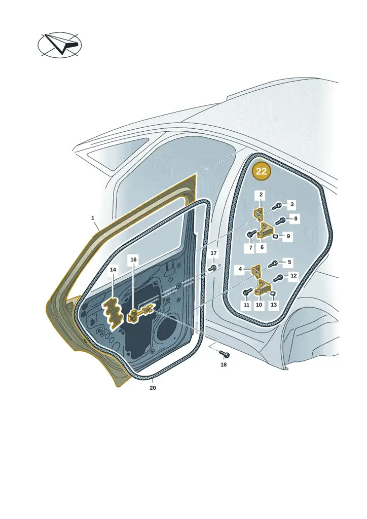11H867913A5AP — SEAT CUPRA Tavascan (2023-) diagram 11a833000, position 22