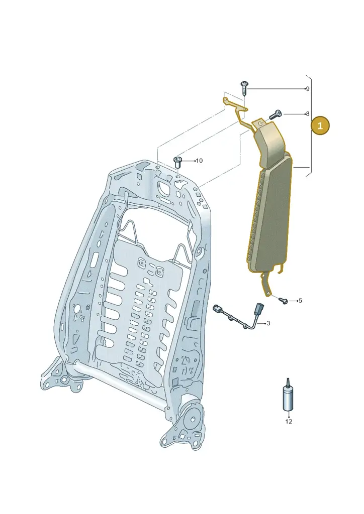11H880581D — SEAT CUPRA Tavascan (2023-) diagram 10a880025, position 1